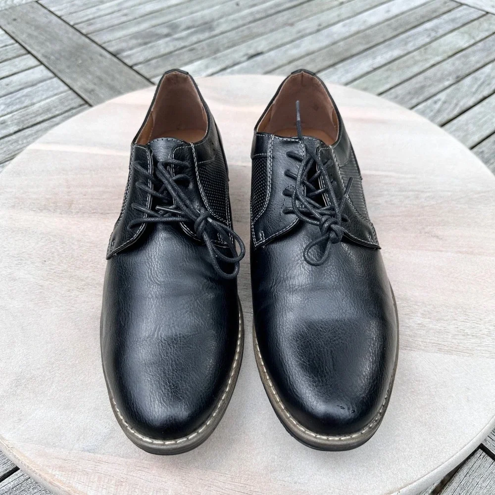 Sonoma Goods For Life Mens Jack Black Derby Dress Shoes Black Size 10.5